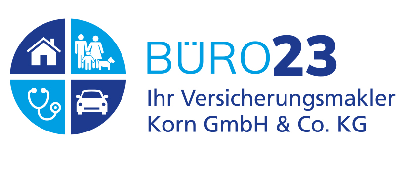 Logo BÜRO23 Ihr Versicherungsmakler Korn GmbH & Co. KG